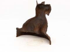 Cast Iron Door Stop in the Shape of a Scottie English 20th Century - 3555554