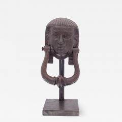 Cast Iron Egyptian Revival Door Knocker England circa 1830 - 2602547