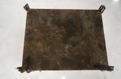 Cast Iron Faux Bois End Table Stand - 3456781