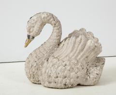 Cast Iron Painted Swan - 1581868