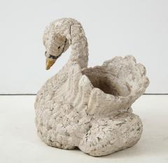 Cast Iron Painted Swan - 1581869