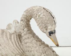 Cast Iron Painted Swan - 1581874