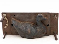 Cast Iron Toy Duck Mold England 1950s - 3994913