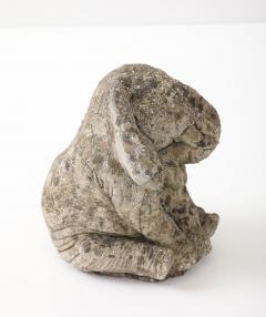 Cast Stone Elephant Garden Statue France Mid 20th C  - 4711605