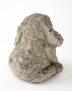 Cast Stone Elephant Garden Statue France Mid 20th C  - 4711606