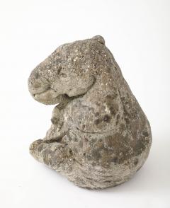 Cast Stone Elephant Garden Statue France Mid 20th C  - 4711608