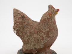 Cast Stone French Hen Garden Ornament - 2572355