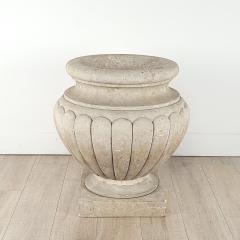 Cast Stone Garden Urn U S A 1920s - 3637713