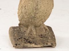 Cast Stone Owl Garden Ornament - 2575577