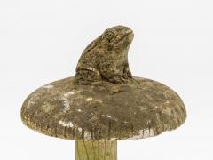 Cast Stone Toadstool Garden Ornament 20th Century - 3105400