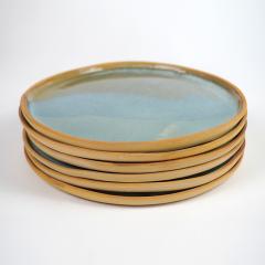 Catherine Bonte Navarrot SET OF 6 GLAZED STONEWARE PLATES 24 CM - 2100066