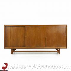 Cavalier Furniture Mid Century Brass and Walnut Lowboy Dresser - 3688226