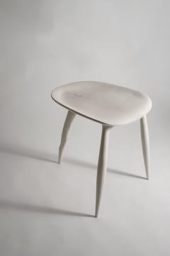 Cedric Breisacher French Contemporary Hand Sculpted Wooden Stool - 4613048