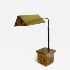 Cedric Hartman American Modern Brass Desk Lamp Cedric Hartman 1950s - 4178486