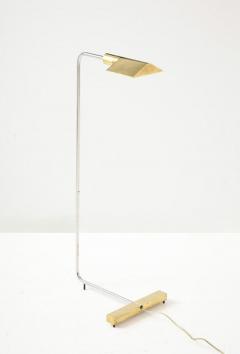Cedric Hartman Brass and Chrome Floor Lamp - 3163539