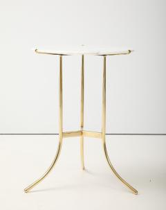 Cedric Hartman Cedric Hartman Brass And Carrara Marble Side Table - 4579351
