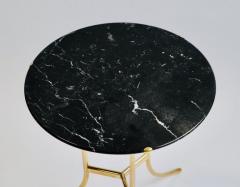 Cedric Hartman Cedric Hartman Brass and Marble Side Table - 1092333