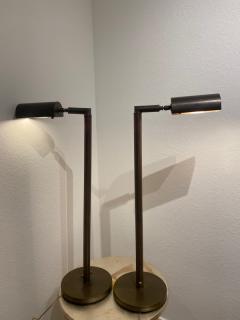 Cedric Hartman MODERNIST PAIR OF TELESCOPING BRASS FLOOR LAMPS IN THE MANNER OF CEDRIC HARTMAN - 1684676