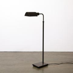 Cedric Hartman Mid Century Adjustable Floor Lamp in Oil Rubbed Bronze Manner of Cedric Hartman - 3898704