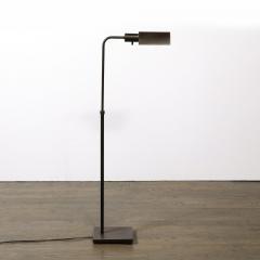 Cedric Hartman Mid Century Adjustable Floor Lamp in Oil Rubbed Bronze Manner of Cedric Hartman - 3898822