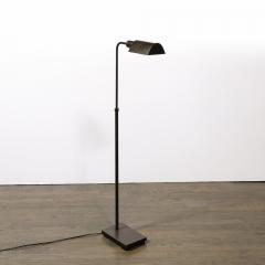 Cedric Hartman Mid Century Adjustable Floor Lamp in Oil Rubbed Bronze Manner of Cedric Hartman - 3898843