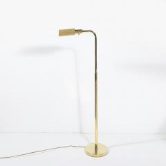 Cedric Hartman Mid Century Adjustable Height Floor Lamp in Polished Brass by Cedric Hartman - 4038124