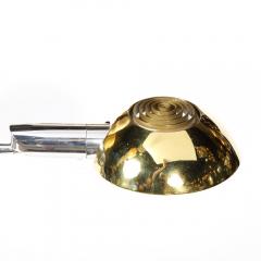Cedric Hartman Mid Century Modernist Floor Lamp in Chrome Polished Brass by Cedric Hartman - 4162031