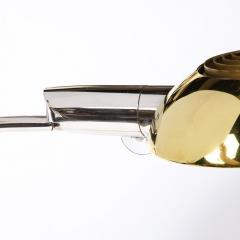 Cedric Hartman Mid Century Modernist Floor Lamp in Chrome Polished Brass by Cedric Hartman - 4162032