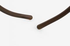 Cedric Hartman Pair of Cedric Hartman Bronze Blue Bahia Granite Side Tables circa 1970s - 4478245