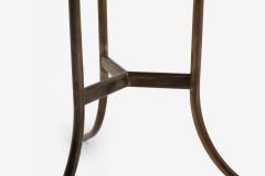 Cedric Hartman Set of Three Cedric Hartman Bronze Black Granite Side Tables 1970s - 4529160