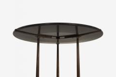 Cedric Hartman Set of Three Cedric Hartman Bronze Black Granite Side Tables 1970s - 4529163