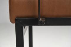 Cees Braakman Leather and Metal Armchair by Cees Braakman for Pastoe the Netherlands 1960s - 4687152