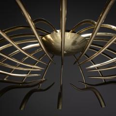 Ceiling Chandelier by Oscar Torlasco for Lumi Italy 1950s - 4432599