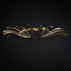 Ceiling Chandelier by Oscar Torlasco for Lumi Italy 1950s - 4432603