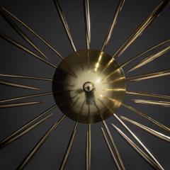 Ceiling Chandelier by Oscar Torlasco for Lumi Italy 1950s - 4432607