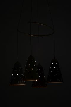 Ceiling Lamp with Four Conical Shades 1960s - 4443400