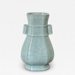 Celadon Crackle Glaze Vase - 4243288