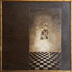 Celina Chirino Large Celina Chirino Figurative Surrealist Oil Painting on Canvas Argentina - 3626552