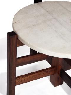 Celina Decora es Brazilian Rosewood Side Table With Marbel Top - 2582192