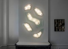 Cenote Sculptural Wall Sconces Made in Studio Glass by Domenico Ghir  - 1820138