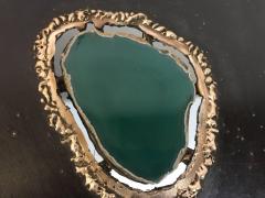 Cenotes an Original Custom Designed Cocktail Table with Agate Elements - 4628158
