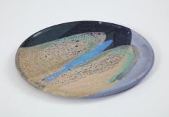 Ceramic Dish with Abstract Enamel Glaze Helwig no 84 - 1698094