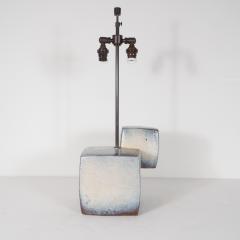 Ceramic Lamp in Two Cube Form Scandinavian c 1960 - 265889