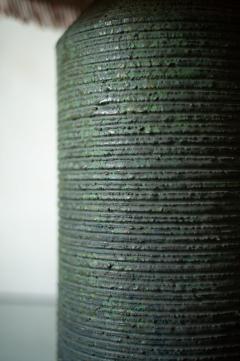 Ceramic Lamp with Raffia Lampshade - 4472957