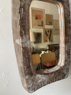 Ceramic Mirror France 1960s - 3225276