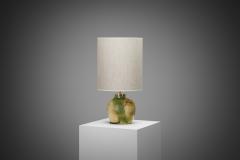Ceramic Table Lamp with Illustrative Details Europe ca 1960s - 4294746