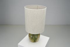 Ceramic Table Lamp with Illustrative Details Europe ca 1960s - 4294747