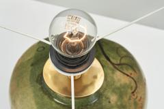 Ceramic Table Lamp with Illustrative Details Europe ca 1960s - 4294750