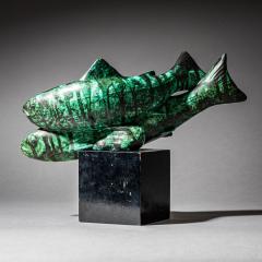 Ceramic Trout with Enameled Surface Italy Mid 20th Century - 4686608
