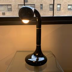 Ceramic and Brass Gloss Black 1 Globe Table Lamp - 3368397